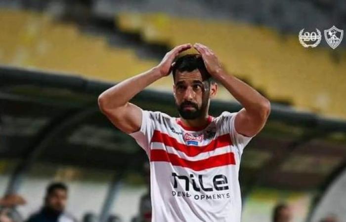 عبدالله السعيد أفضل لاعب في مباراة الزمالك وغزل المحلة