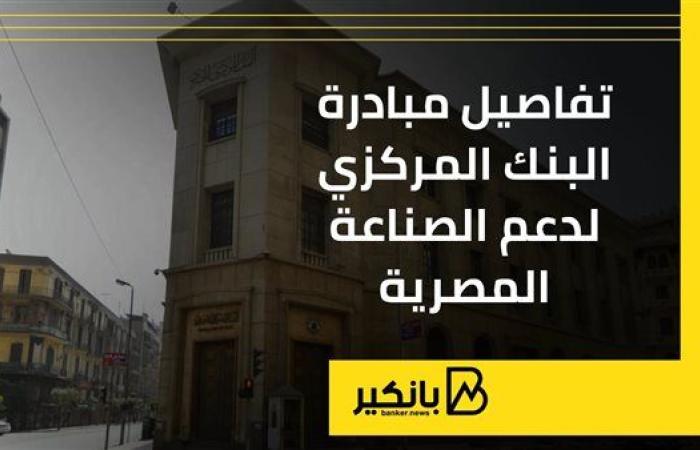 تفاصيل مبادرة البنك المركزي لدعم الصناعة المصرية