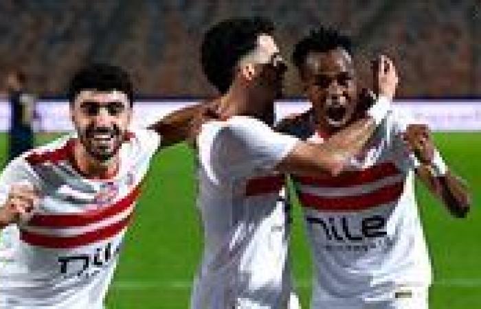 الزمالك بزيه التقليدي والمصري يرتدي الأخضر في الكونفدرالية