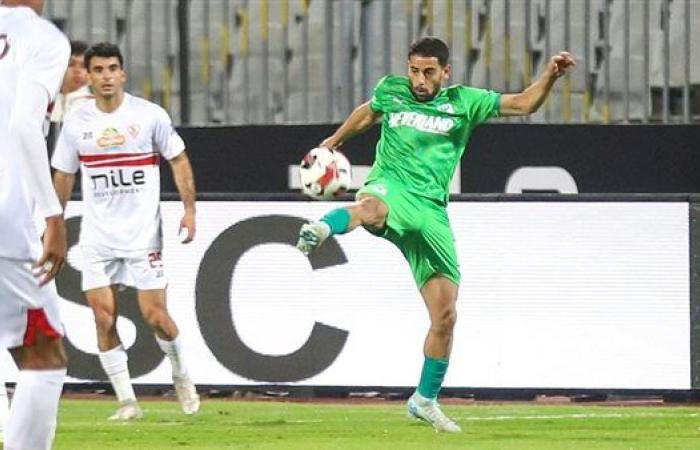 شوط أول سلبي بين الزمالك والمصري بالكونفدرالية