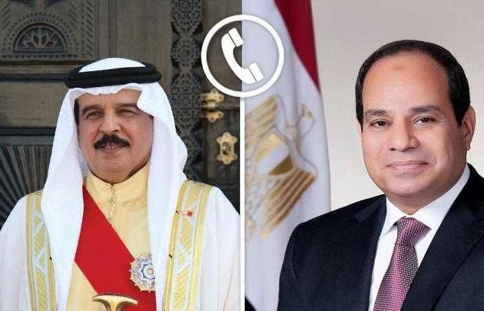 الرئيس السيسي وملك البحرين يؤكدان حرصهما على ...