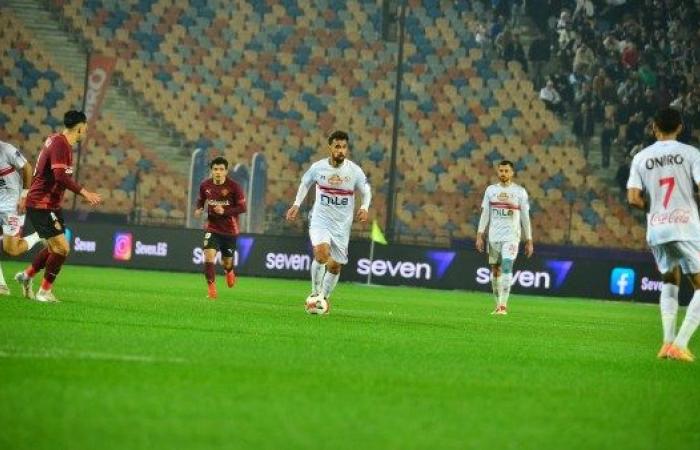 الزمالك وسيراميكا «حبايب» في الشوط الأول بالدوري المصري (صور)