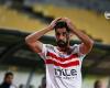 عبدالله السعيد أفضل لاعب في مباراة الزمالك وغزل المحلة