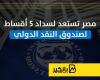 مصر تستعد لسداد 5 أقساط لصندوق النقد الدولي